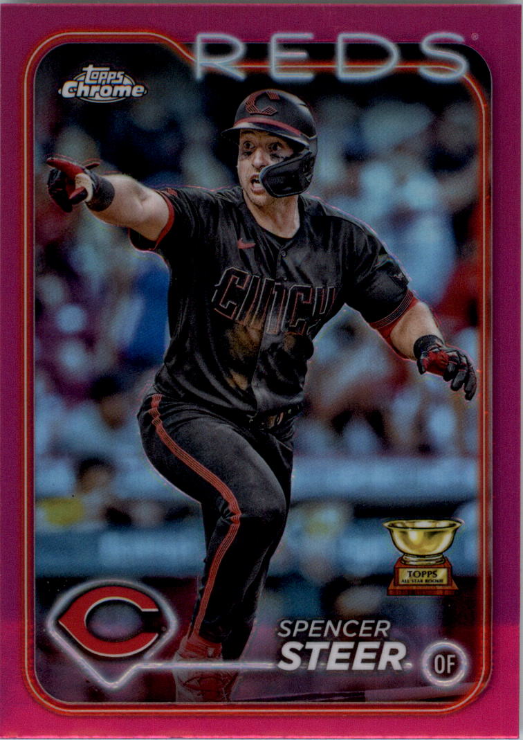 2024 Topps Chrome Pink Refractors Baseballkarte Auswahl (Inserts) - Bild 124 von 385