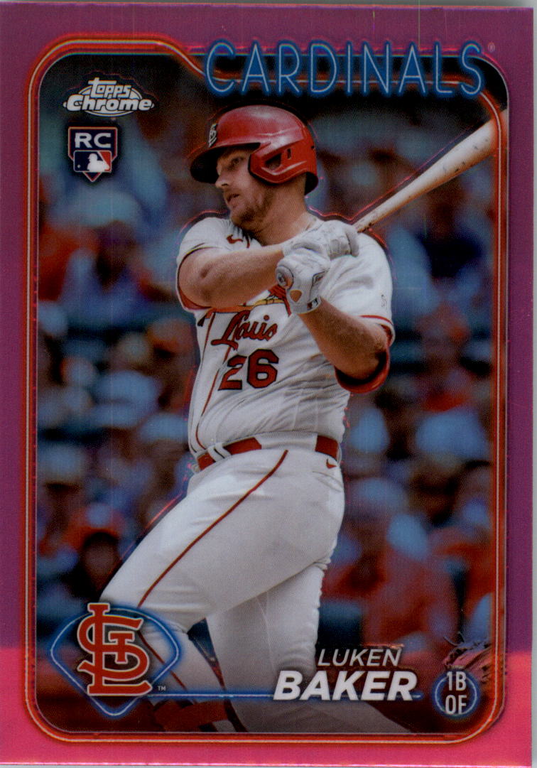2024 Topps Chrome Pink Refractors Baseballkarte Auswahl (Inserts) - Bild 156 von 385