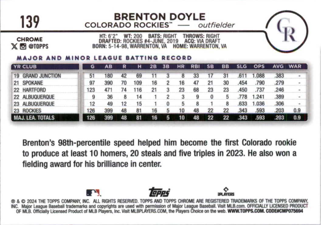2024 Topps Chrome Pink Refractors Baseballkarte Auswahl (Inserts) - Bild 167 von 385