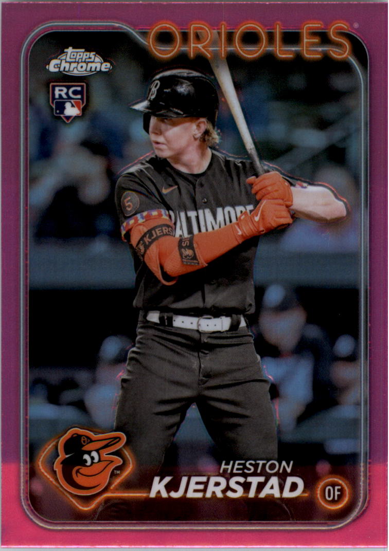 2024 Topps Chrome Pink Refractors Baseballkarte Auswahl (Inserts) - Bild 168 von 385