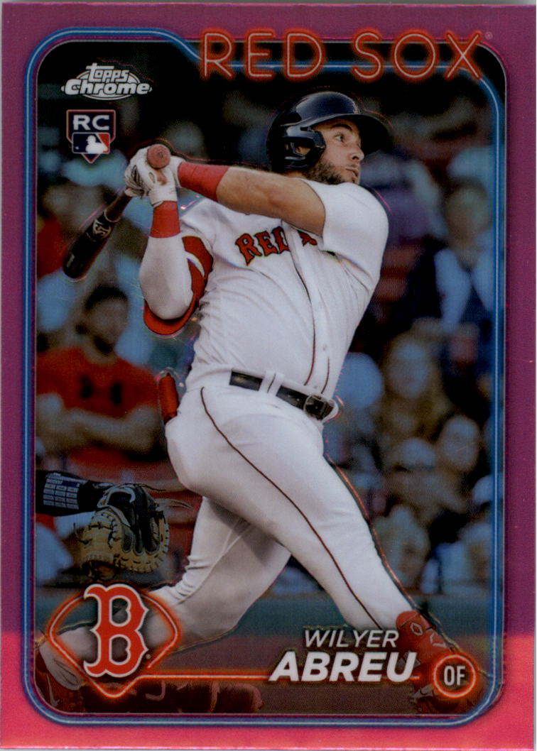 2024 Topps Chrome Pink Refractors Baseballkarte Auswahl (Inserts) - Bild 204 von 385