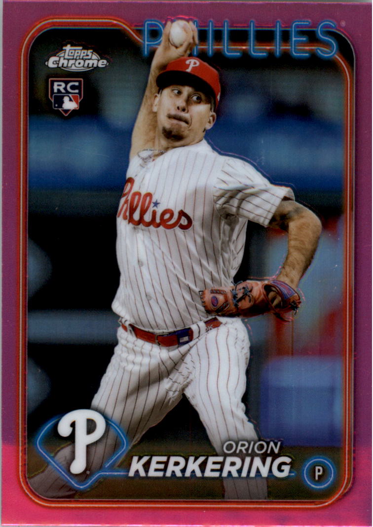 2024 Topps Chrome Pink Refractors Baseballkarte Auswahl (Inserts) - Bild 224 von 385