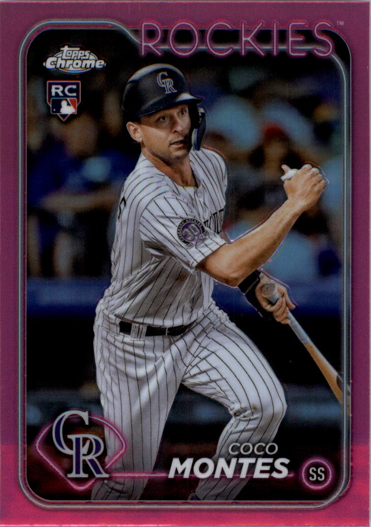 2024 Topps Chrome Pink Refractors Baseballkarte Auswahl (Inserts) - Bild 228 von 385