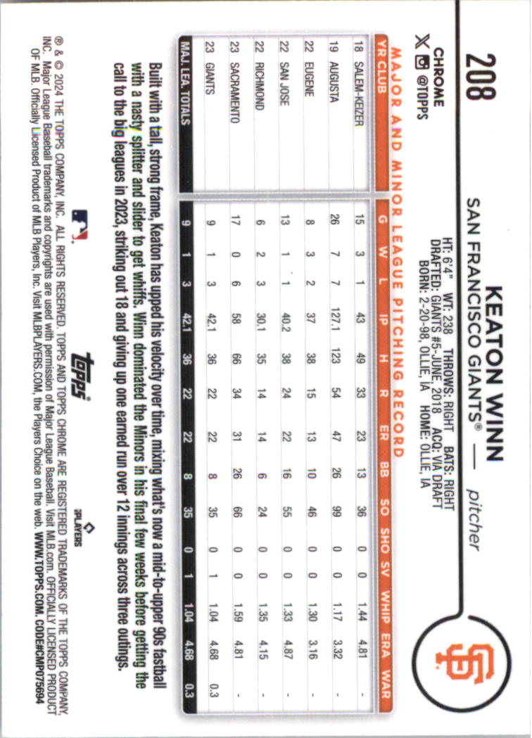 2024 Topps Chrome Pink Refractors Baseballkarte Auswahl (Inserts) - Bild 261 von 385