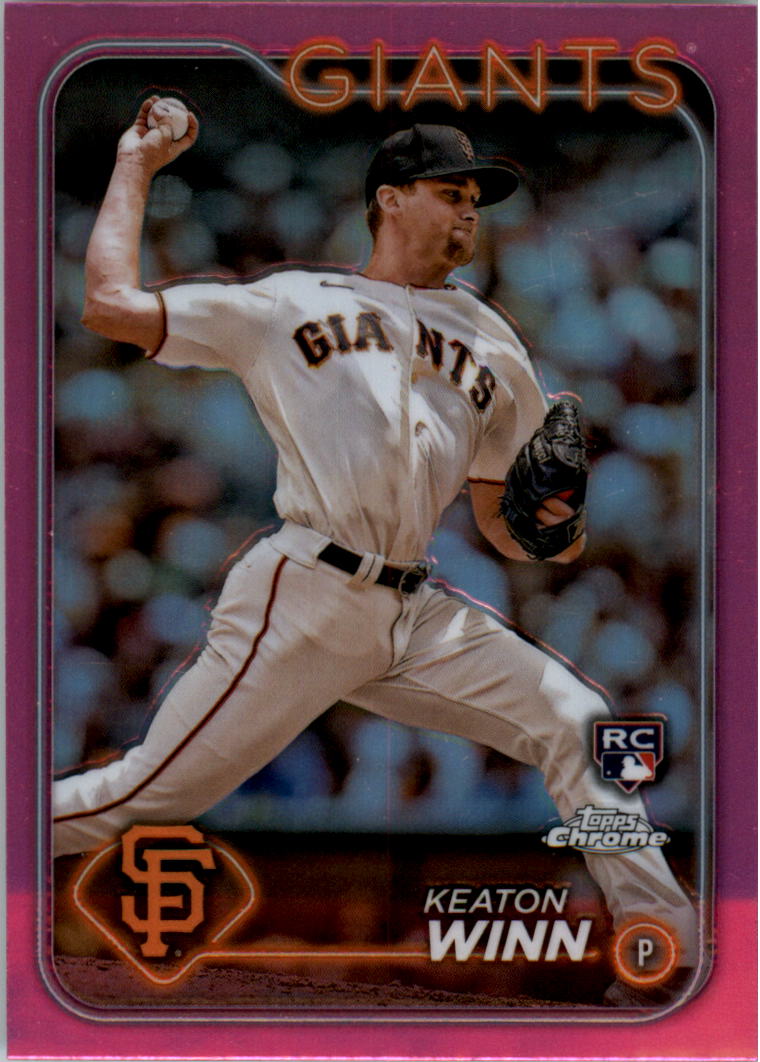 2024 Topps Chrome Pink Refractors Baseballkarte Auswahl (Inserts) - Bild 260 von 385