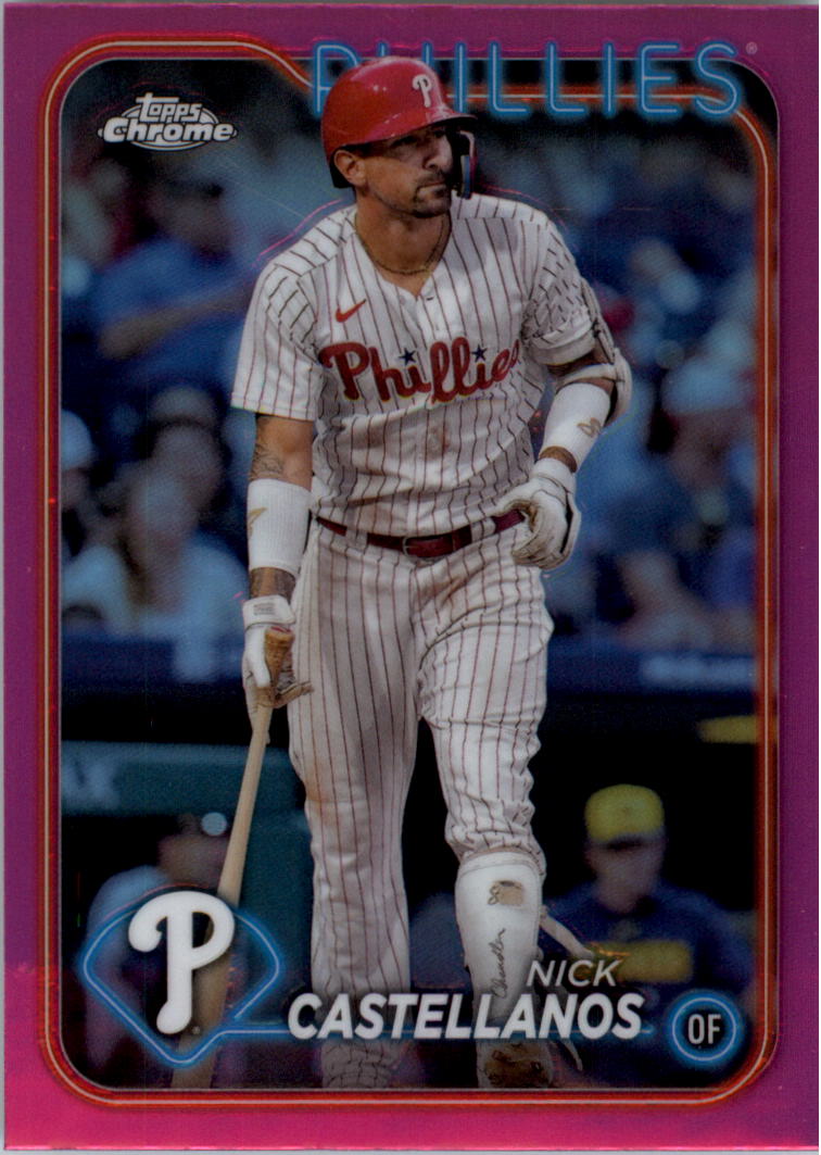 2024 Topps Chrome Pink Refractors Baseballkarte Auswahl (Inserts) - Bild 278 von 385