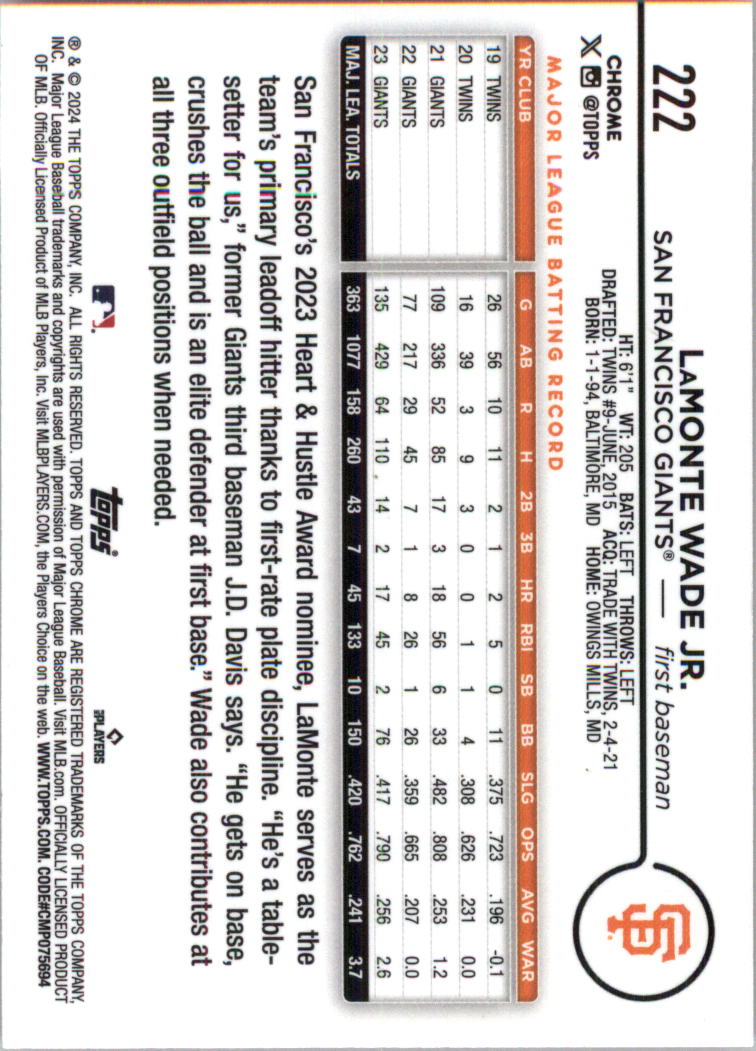 2024 Topps Chrome Pink Refractors Baseballkarte Auswahl (Inserts) - Bild 285 von 385