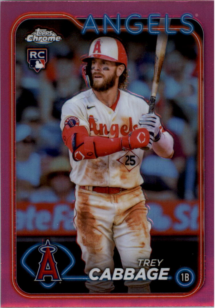2024 Topps Chrome Pink Refractors Baseballkarte Auswahl (Inserts) - Bild 290 von 385
