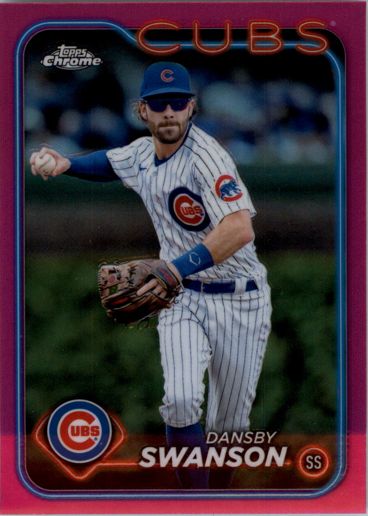 2024 Topps Chrome Pink Refractors Baseballkarte Auswahl (Inserts) - Bild 298 von 385