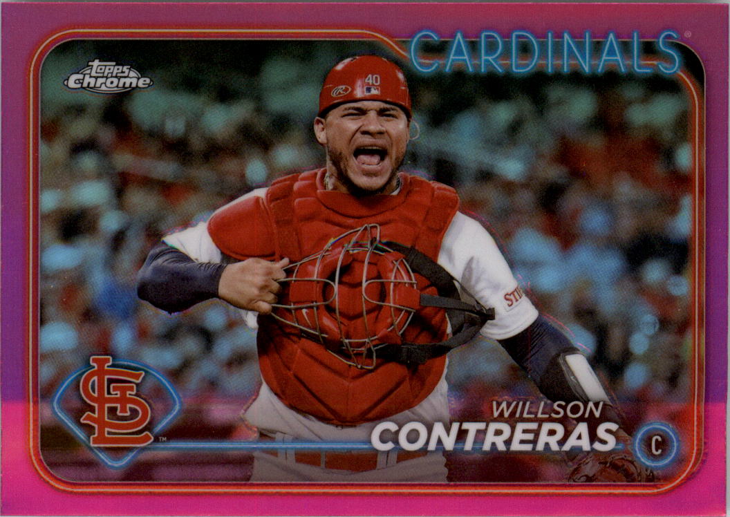 2024 Topps Chrome Pink Refractors Baseballkarte Auswahl (Inserts) - Bild 302 von 385
