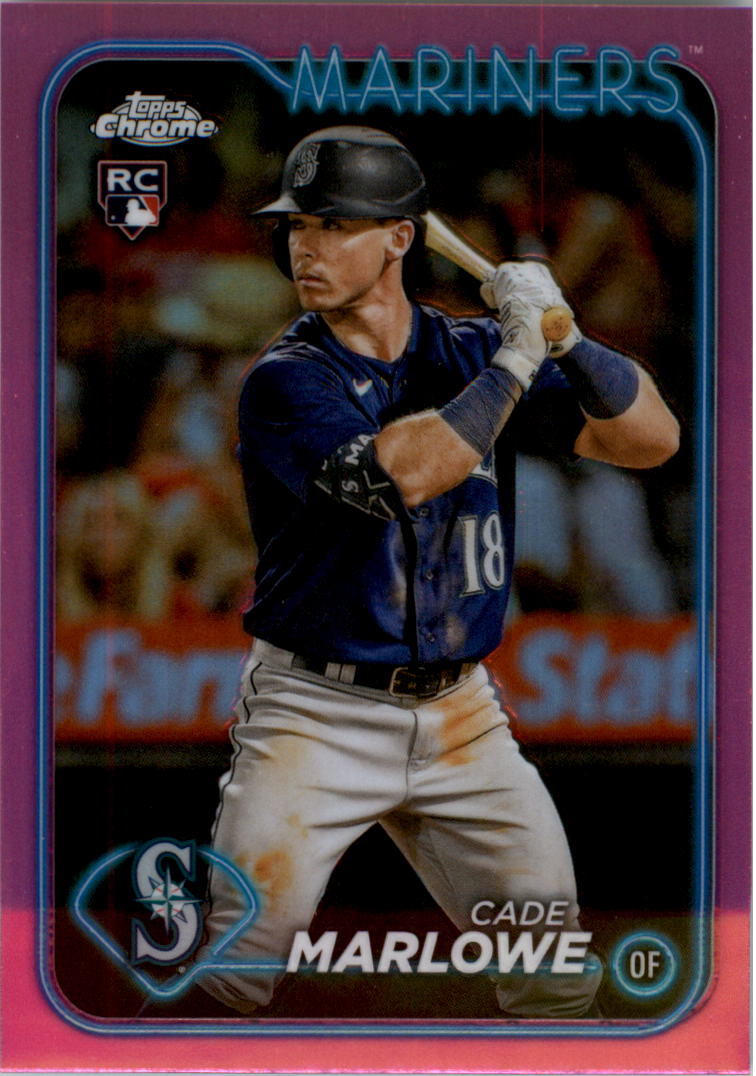 2024 Topps Chrome Pink Refractors Baseballkarte Auswahl (Inserts) - Bild 344 von 385