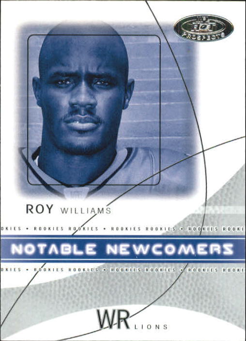2004 Hot Prospects Notable Newcomers #4NN Roy Williams WR