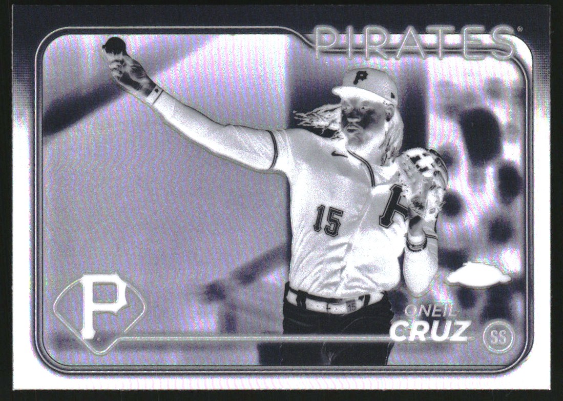 2024 Topps Chrome Negative Refractors #98 Oneil Cruz on Fanatics