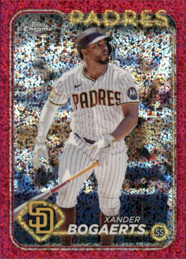 2024 Topps Chrome Magenta Speckle Refractors Baseball | eBay