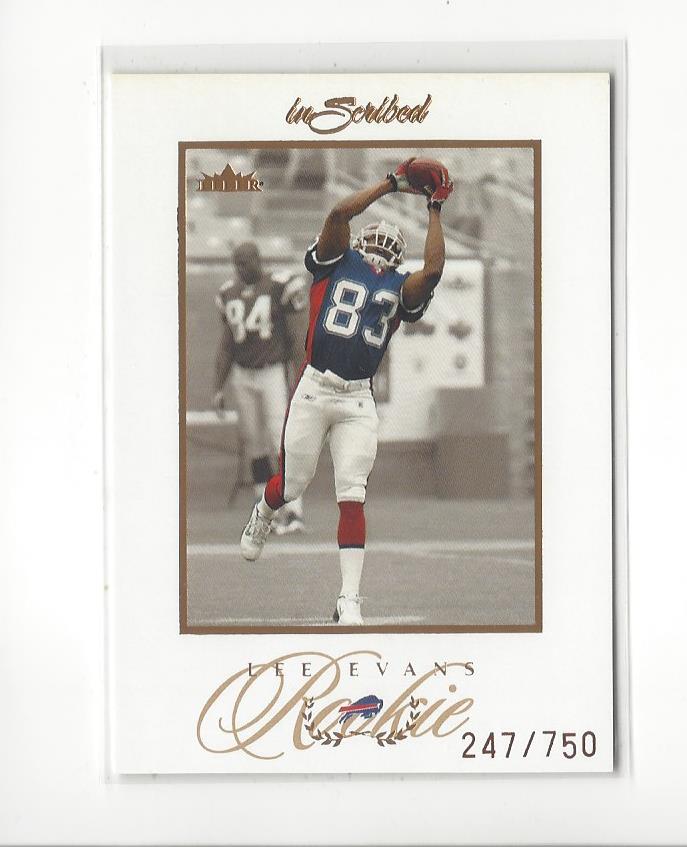 2004 Fleer Inscribed #83 Lee Evans RC