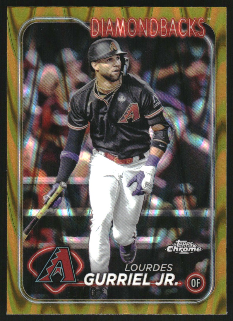 2024 Topps Chrome Gold RayWave Refractors #59 Lourdes Gurriel Jr.