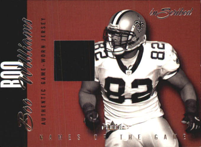 2004 Fleer Inscribed Names of the Game Jersey Silver #NGJBW Boo Williams