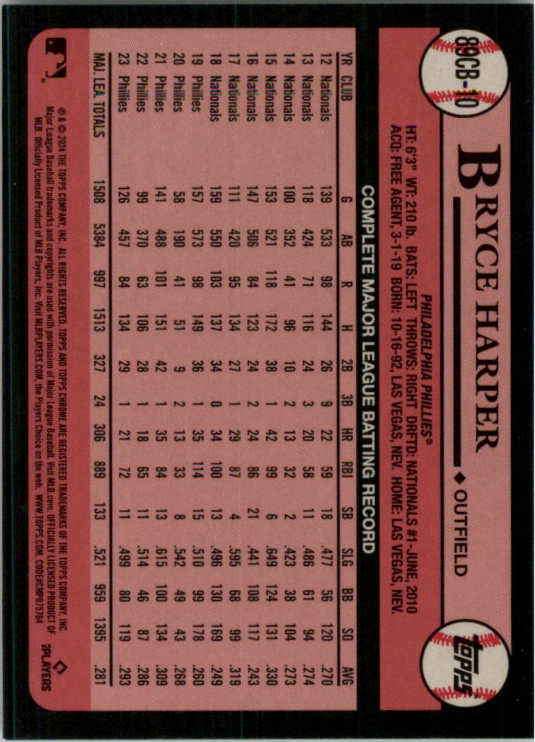 2024 Topps Chrome '89 Topps Baseball Card Pick (Inserts) - Picture 17 of 37
