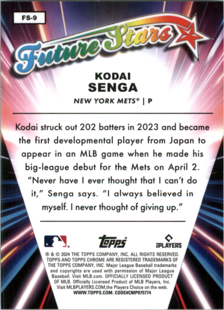 2024 Topps Chrome Future Stars Baseball Card Pick (Inserts) - Picture 19 of 41