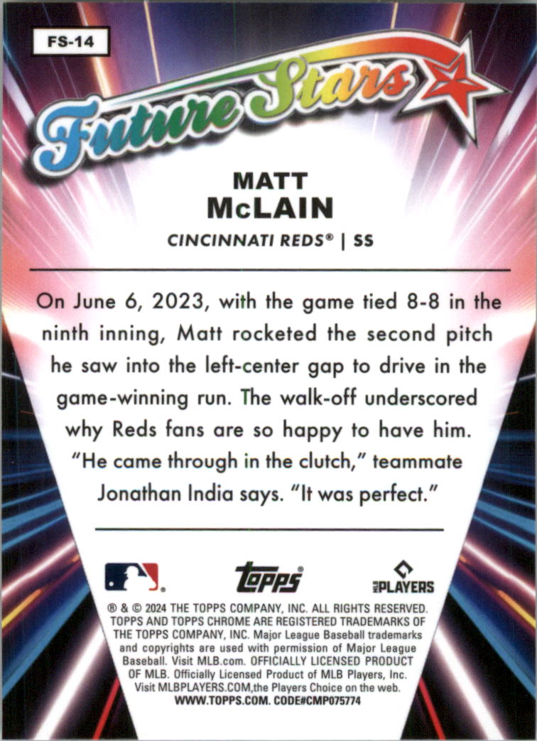 2024 Topps Chrome Future Stars Baseball Card Pick (Inserts) - Picture 29 of 41