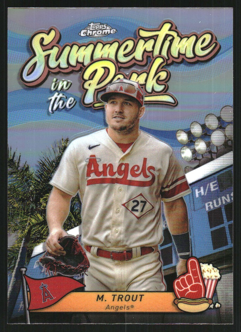 2024 Topps Chrome Summertime in the Park #SITP10 Mike Trout