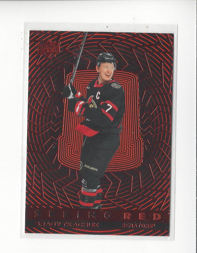 2023-24 Upper Deck Hockey Seeing Red Insert Singles - You Choose