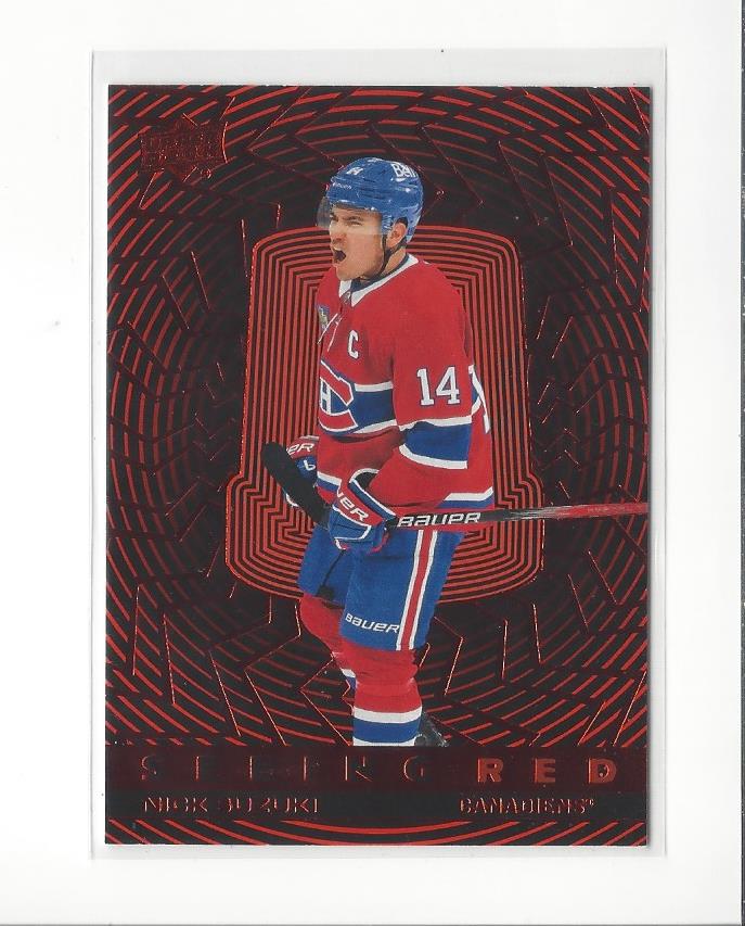 2023-24 Upper Deck Hockey Seeing Red Insert Singles - You Choose