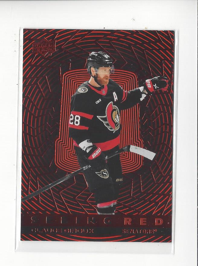 2023-24 Upper Deck Hockey Seeing Red Insert Singles - You Choose