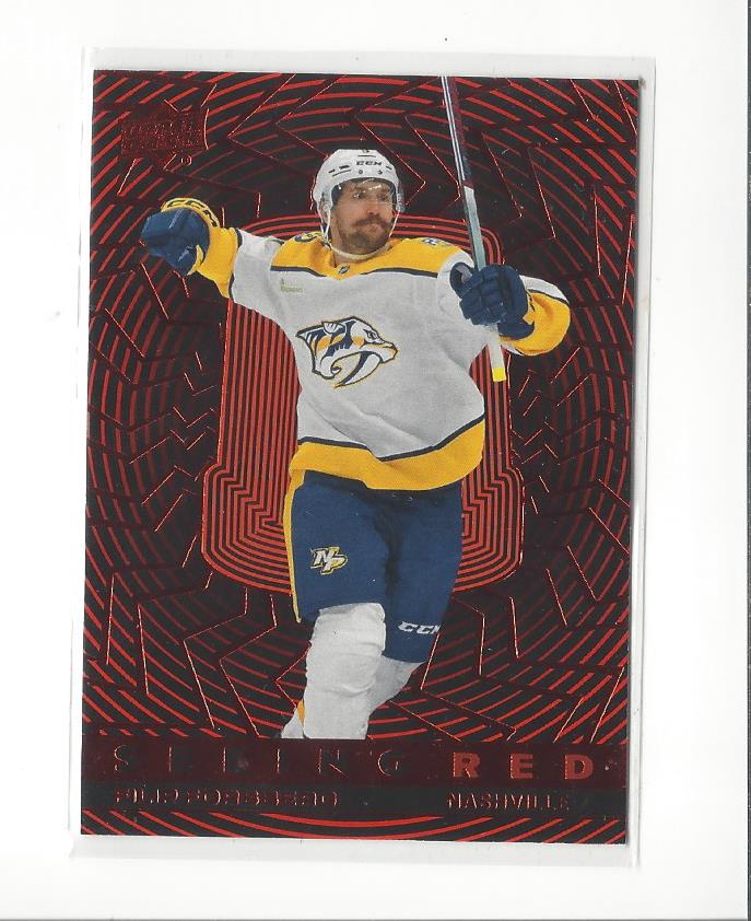 2023-24 Upper Deck Hockey Seeing Red Insert Singles - You Choose