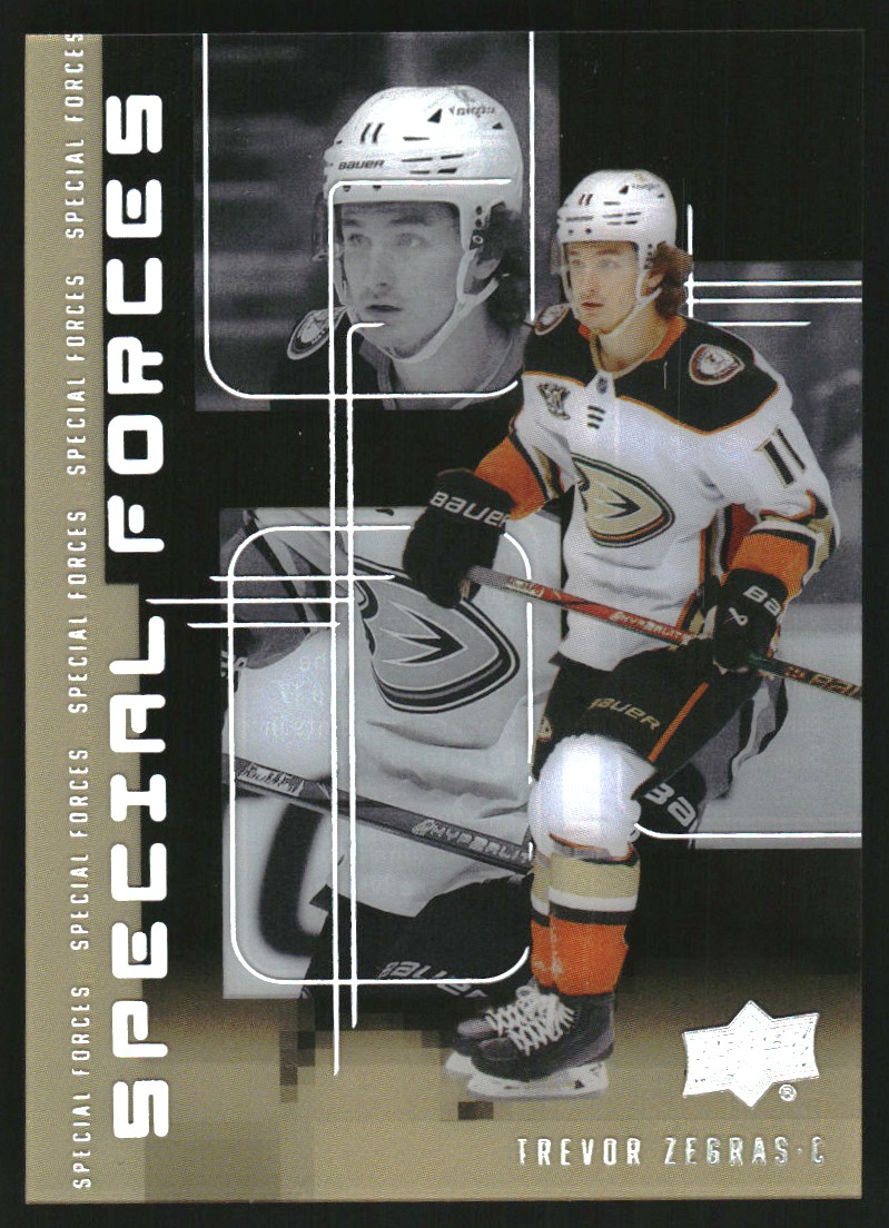 2023-24 Upper Deck Special Forces #SF1 Trevor Zegras on Fanatics