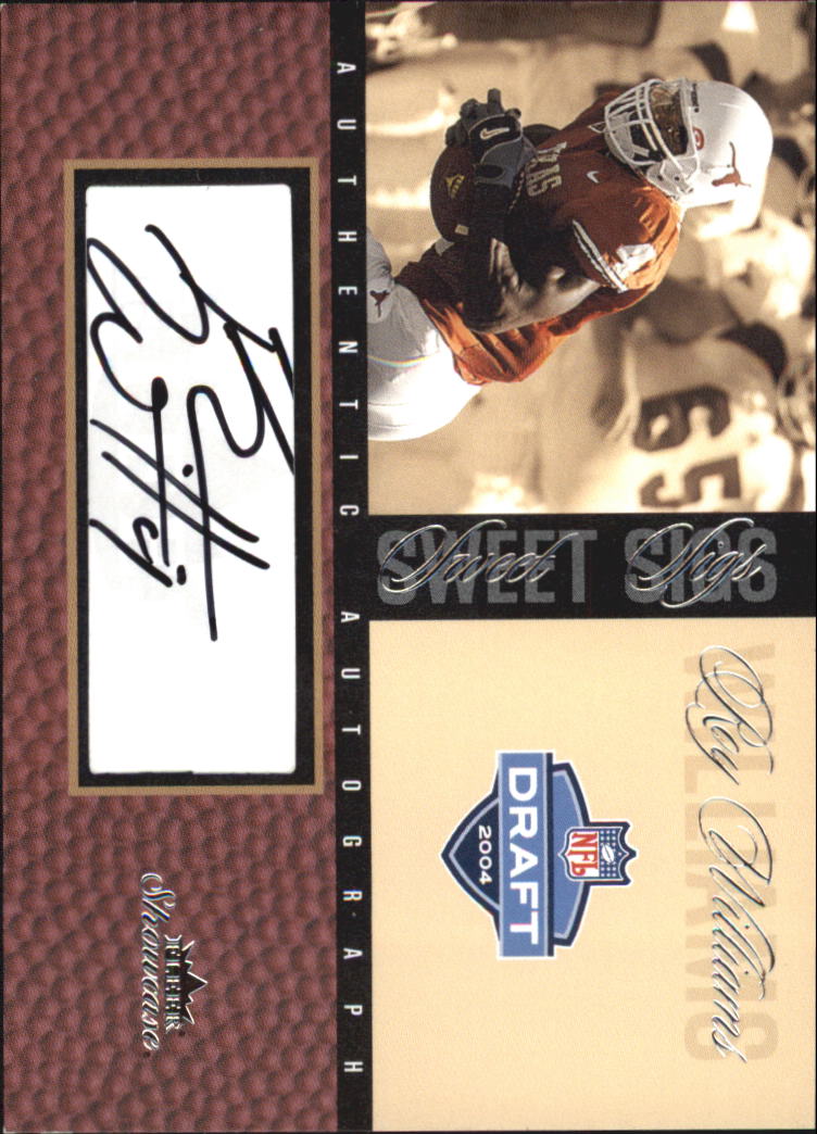 2004 Fleer Showcase Sweet Sigs Silver #ROW1 Roy Williams WR/300