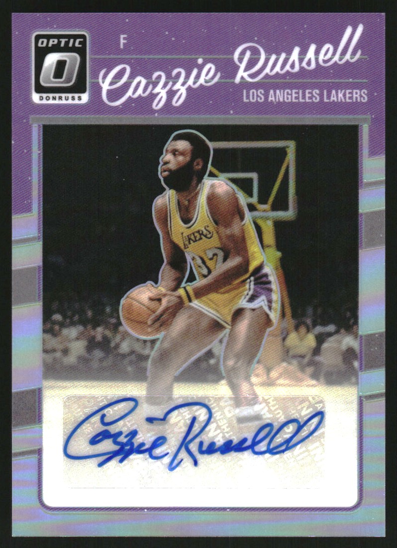 2023-24 Donruss Optic Retro Series Signatures Holo #10 Cazzie Russell