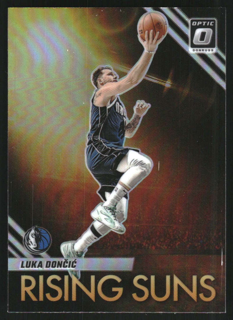 2023-24 Donruss Optic Rising Suns Holo #14 Luka Doncic
