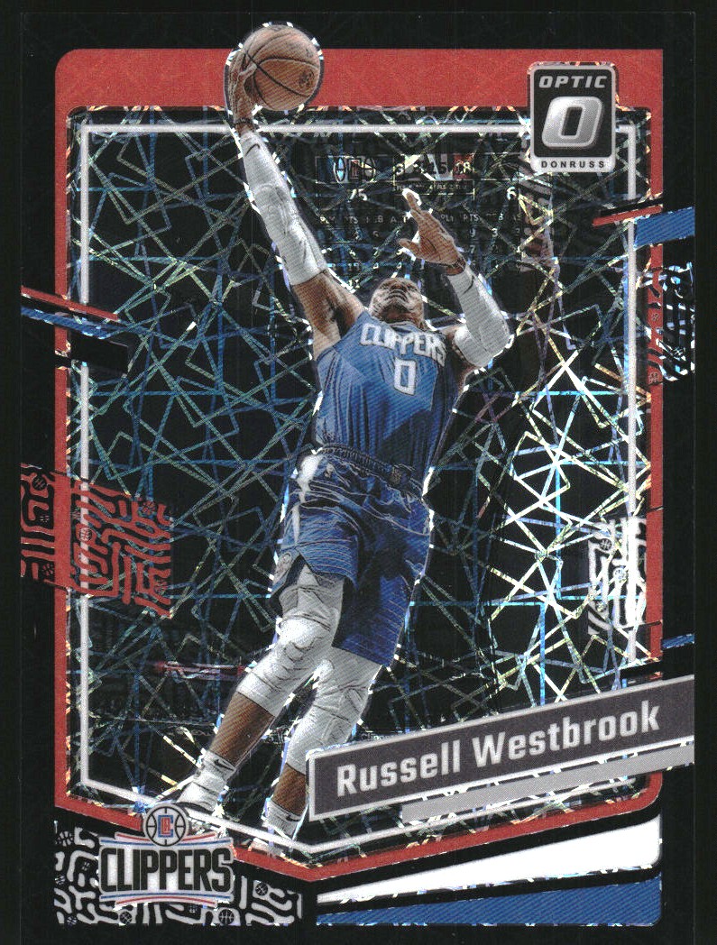 2023-24 Donruss Optic Black Velocity #81 Russell Westbrook