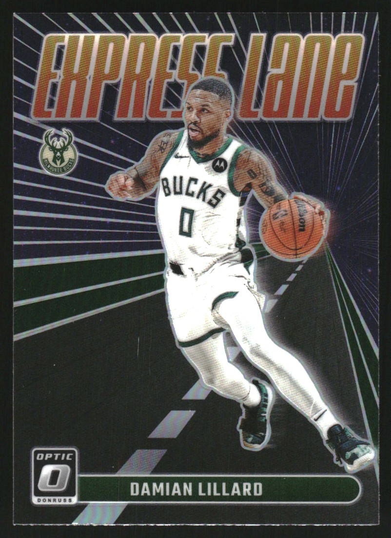2023-24 Donruss Optic Express Lane Holo #5 Damian Lillard