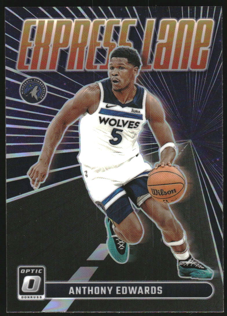 2023-24 Donruss Optic Express Lane Holo #24 Anthony Edwards