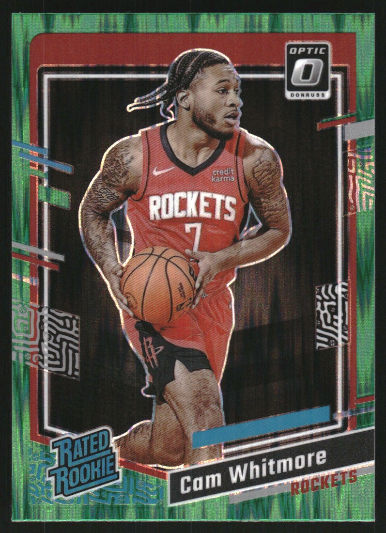 2023-24 Donruss Optic Green Shock #217 Cam Whitmore RR