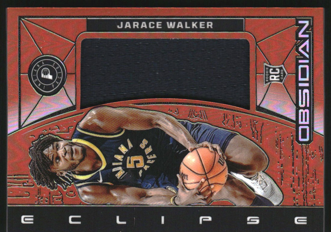 2023-24 Panini Obsidian Eclipse Materials Orange Flood #6 Jarace Walker