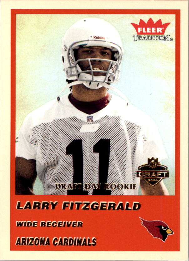 2004 Fleer Tradition Draft Day #332 Larry Fitzgerald