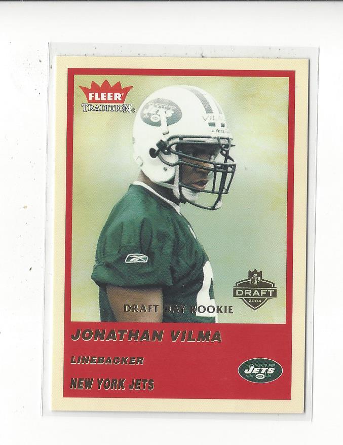 2004 Fleer Tradition Draft Day #348 Jonathan Vilma
