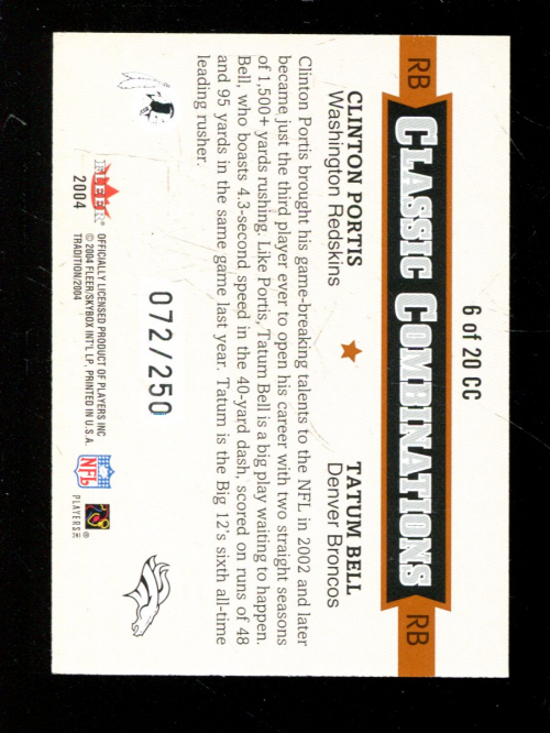 A9361- 2004 Fleer Tradition FB Cards 1-360 +Inserts -You Pick- 15+ FREE US SHIP - Picture 231 of 241