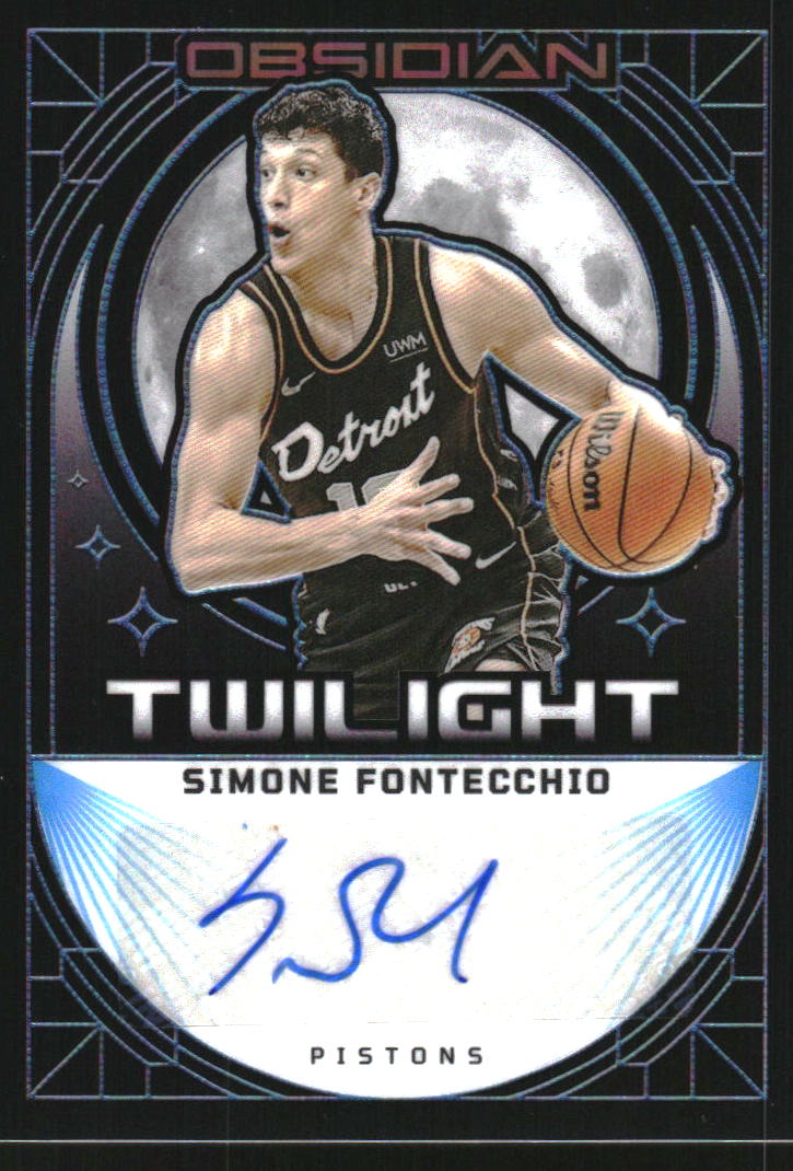 トワイライト　サイン 2023-24 Obsidian Twilight Signatures Electric Etch Blue #17