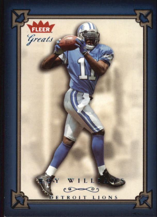 2004 Greats of the Game #80 Roy Williams RC