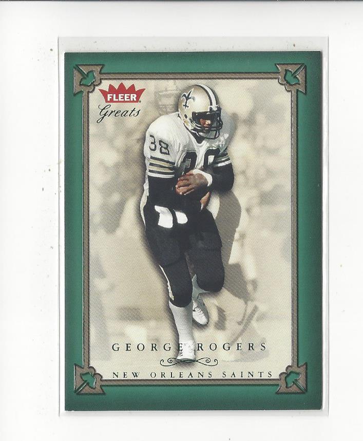 2004 Greats of the Game Green/Red #7 George Rogers