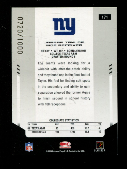 2004 Leaf Certified Materials - #116 Frank Wycheck