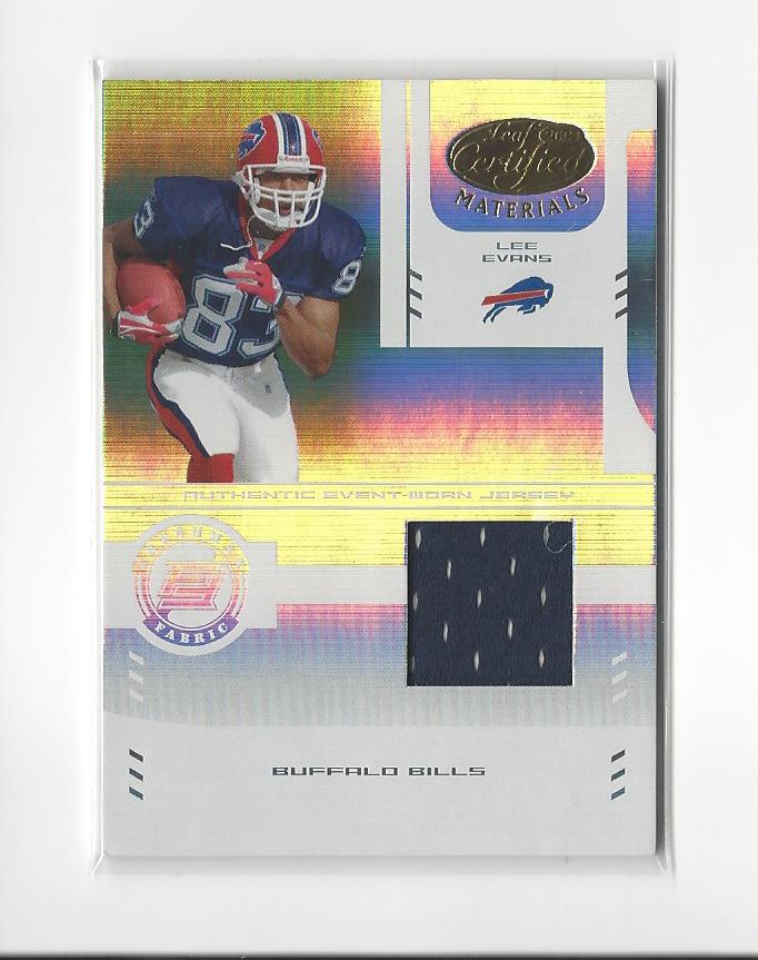 2004 Leaf Certified Materials #207 Lee Evans JSY RC