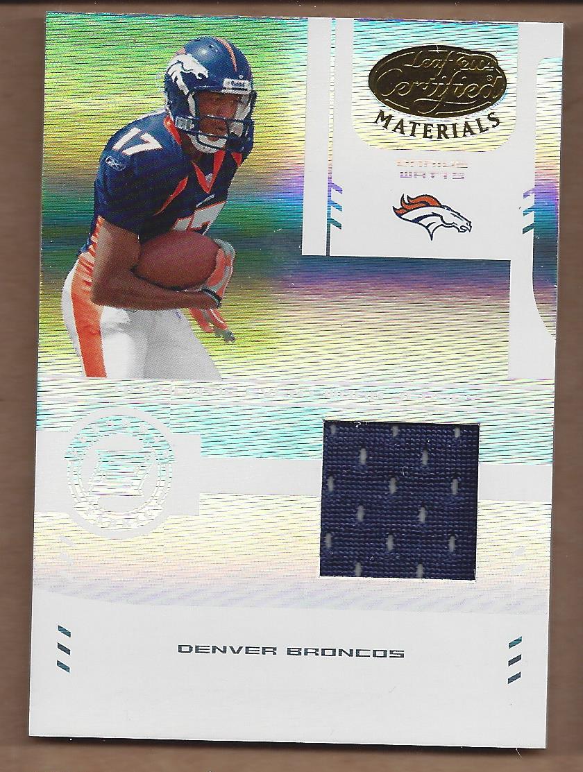 2004 Leaf Certified Materials - #11 Ray Lewis