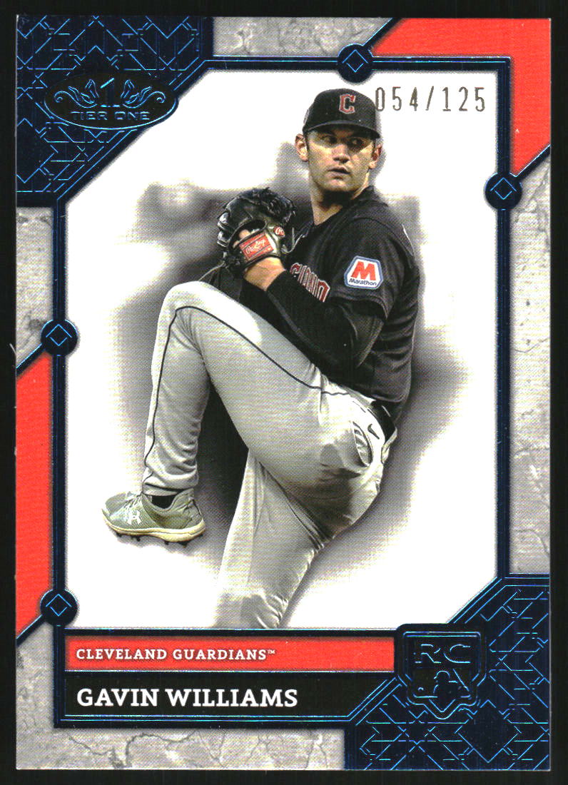 2024 Topps Tier One Blue Foil #97 Gavin Williams /125
