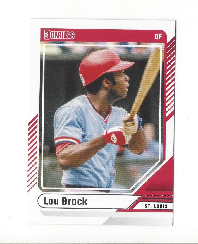 Lou Brock cards (1992-2024) Cardinals Cubs - You Choose