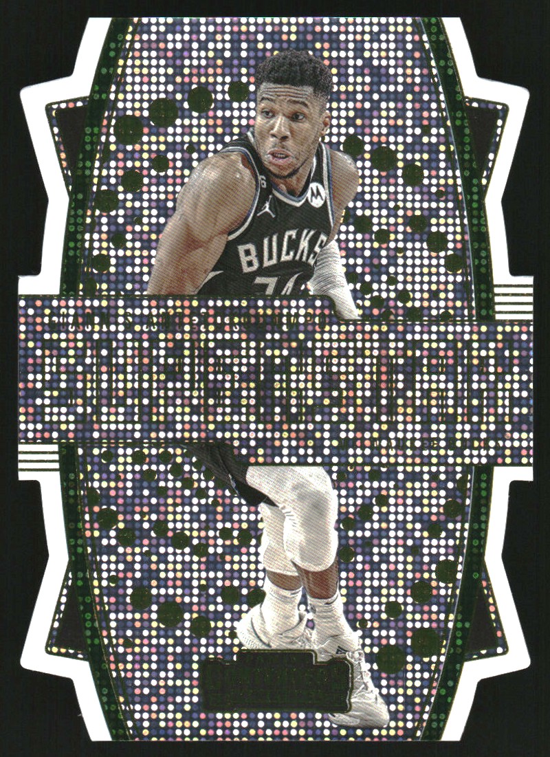 2023-24 Panini Contenders Superstar Die-Cuts #5 Giannis Antetokounmpo